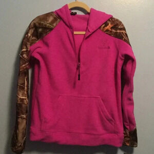 Women’s Small Hooded quarter zip‎ sweatshirt NWT